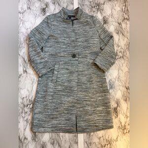 Kenneth Cole New York Heathered Gray Coat size S